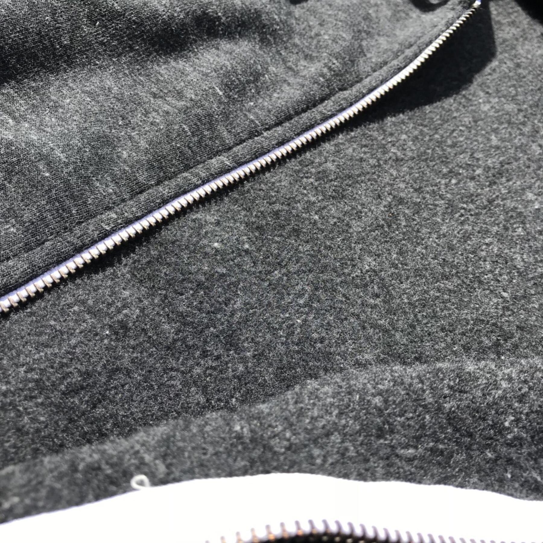 gustin fleece zip hoodie - heather charcoal