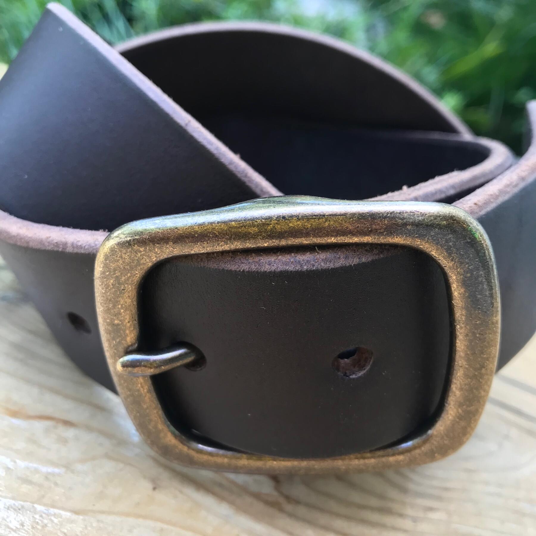 gustin brown horween latigo belt
