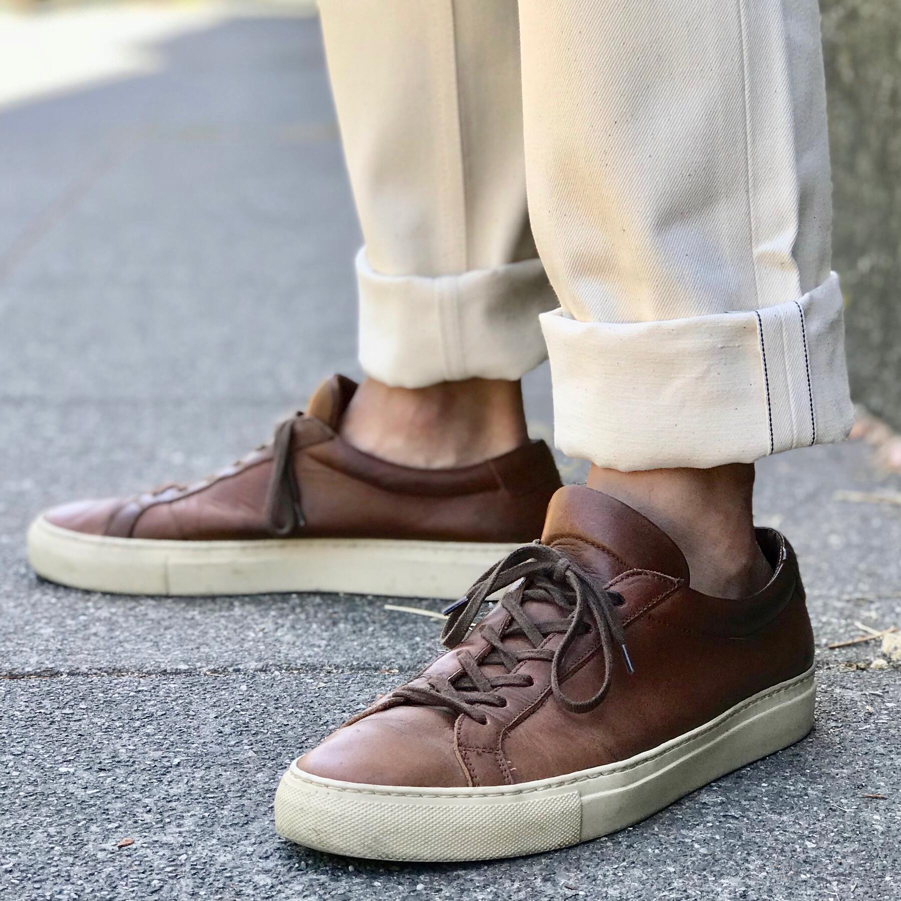 gustin #375 cone natural selvedge twill