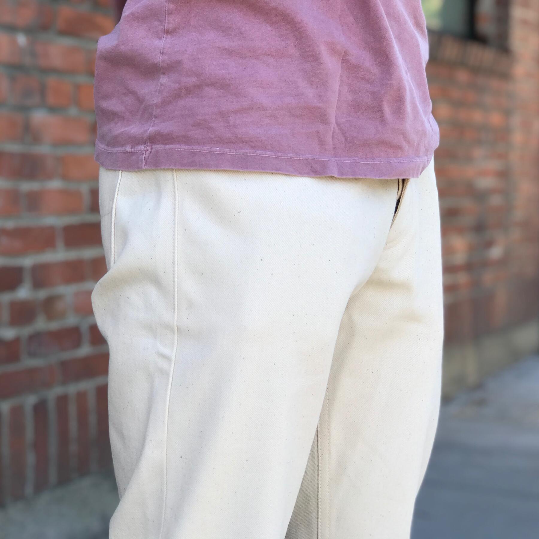 gustin #375 cone natural selvedge twill