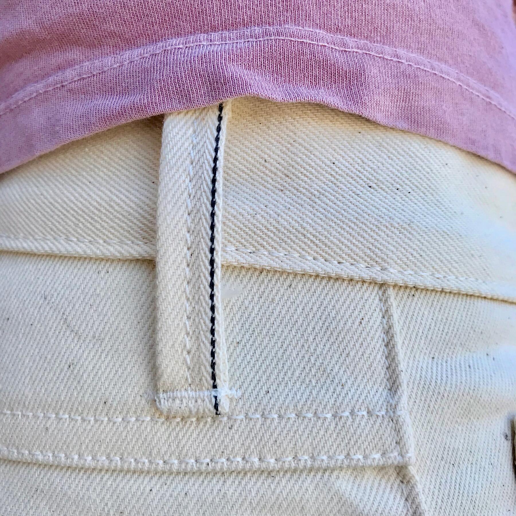 gustin #375 cone natural selvedge twill