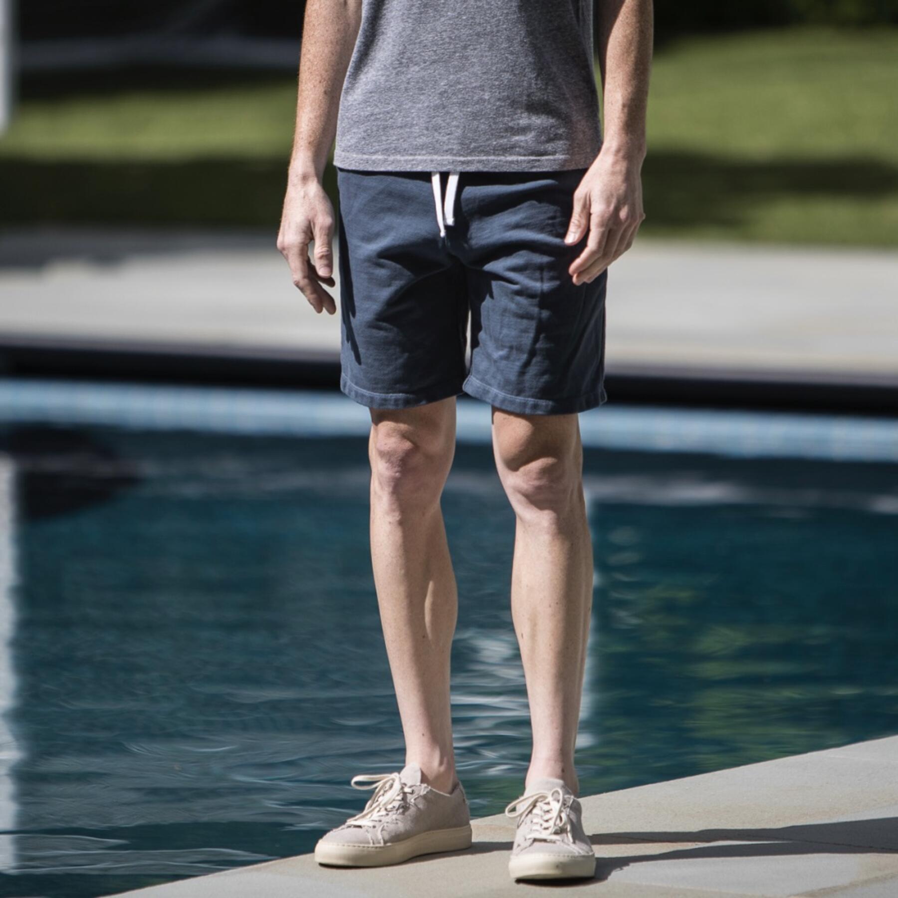 gustin vintage blue sweatshorts