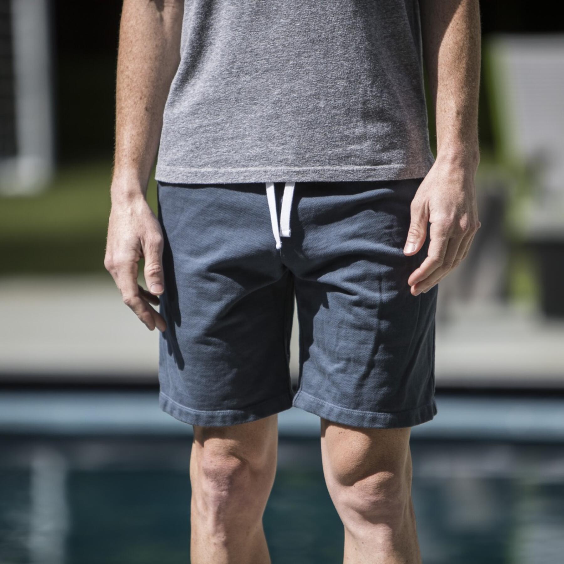gustin vintage blue sweatshorts