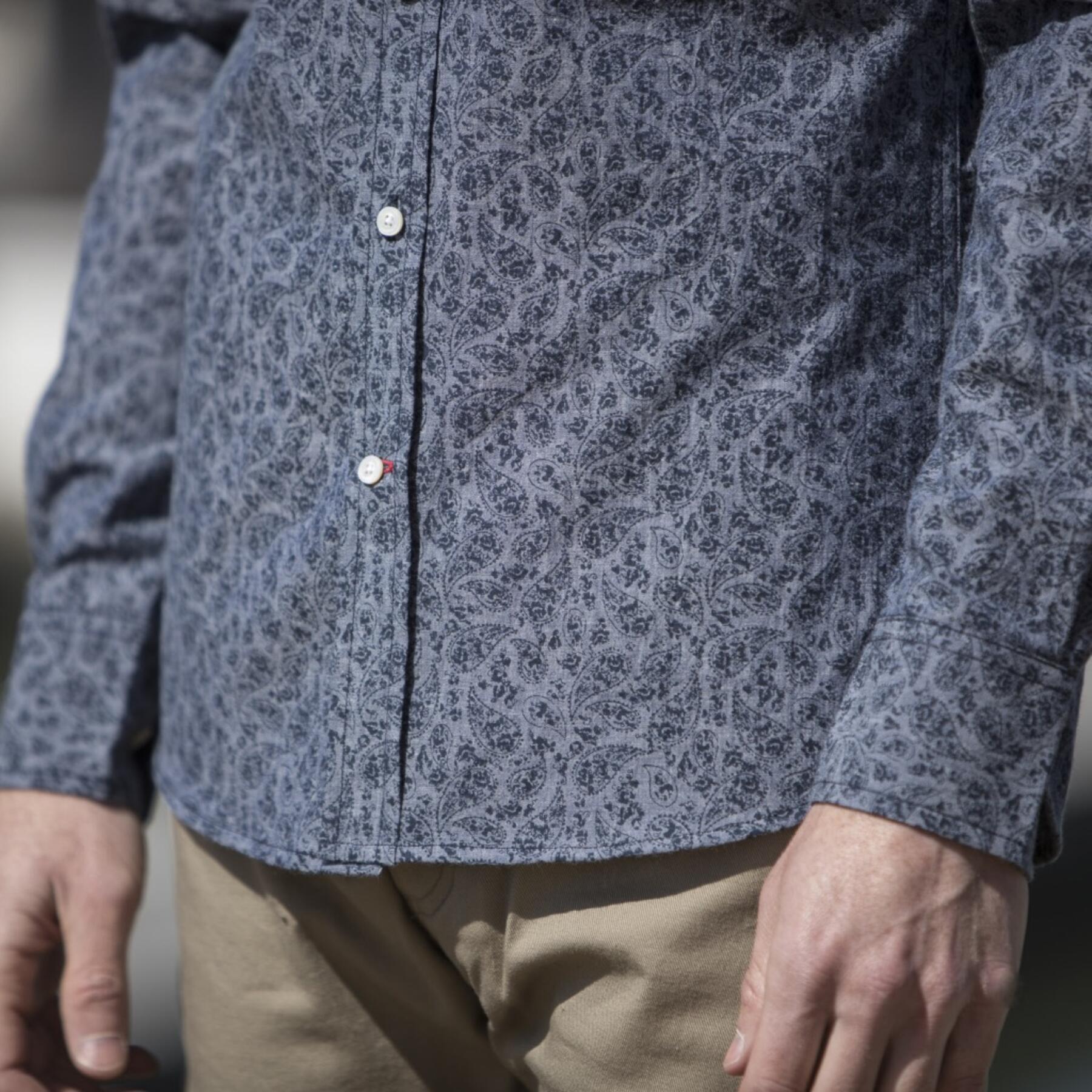 gustin #595 indigo paisley
