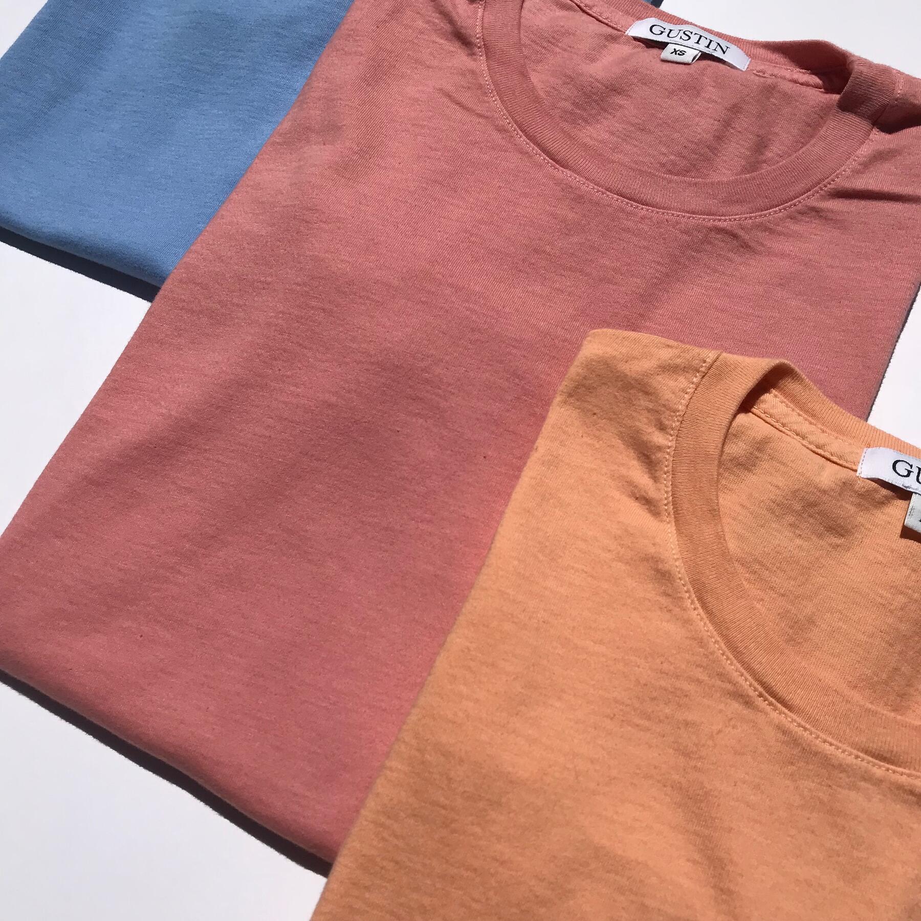 gustin usa t-shirt 3pk (sky blue, blush, peach)