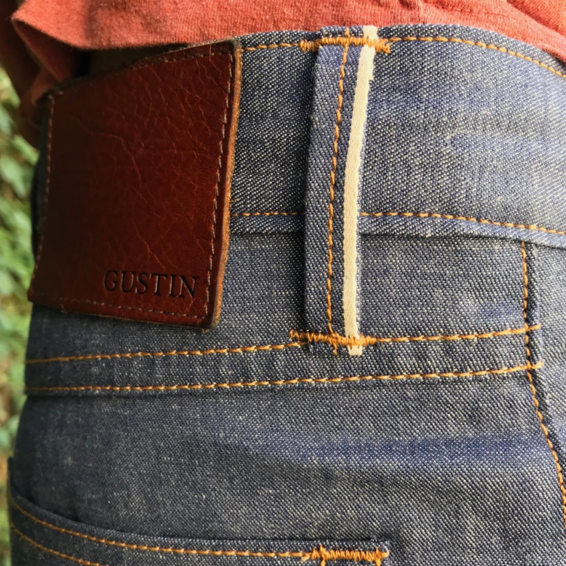 gustin #398 vintage indigo featherweight