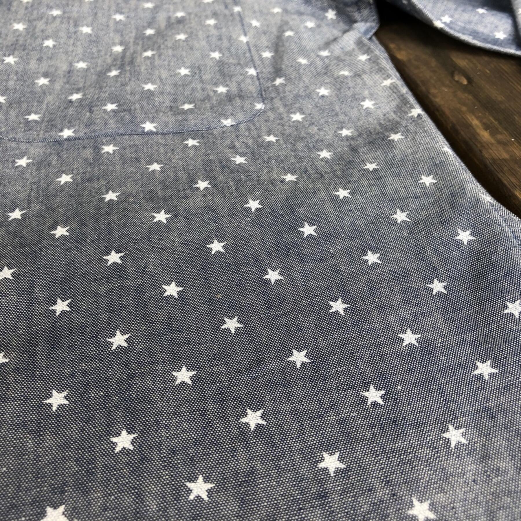 gustin #597 indigo star chambray