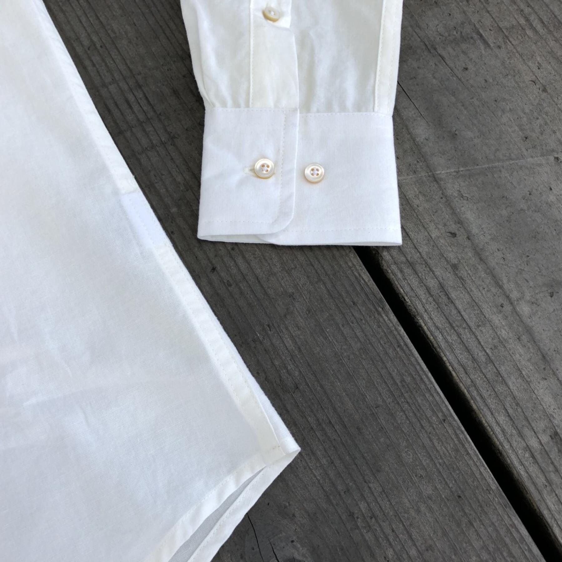 gustin #598 white hemp chambray