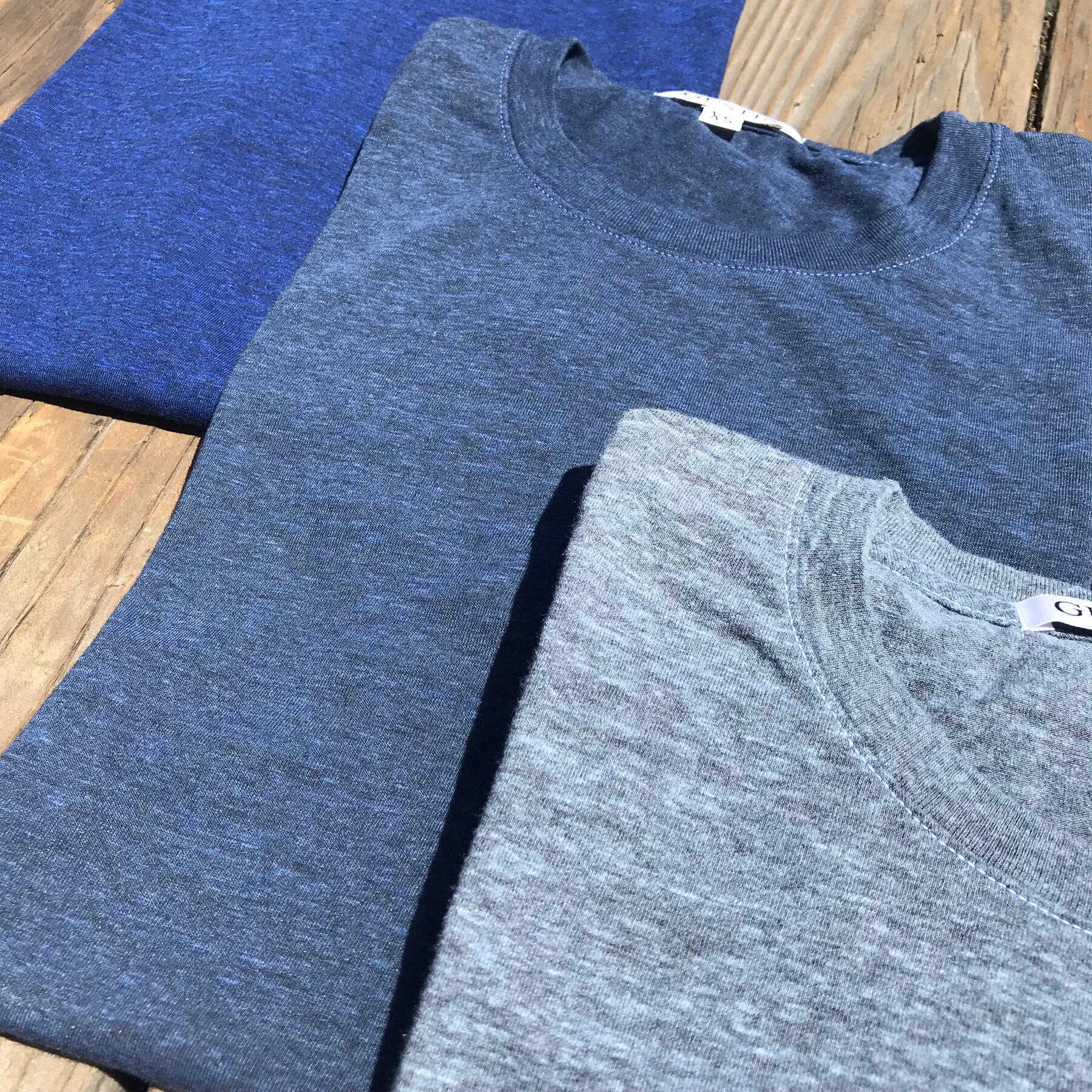 gustin usa heather triple blue t-shirt 3pk