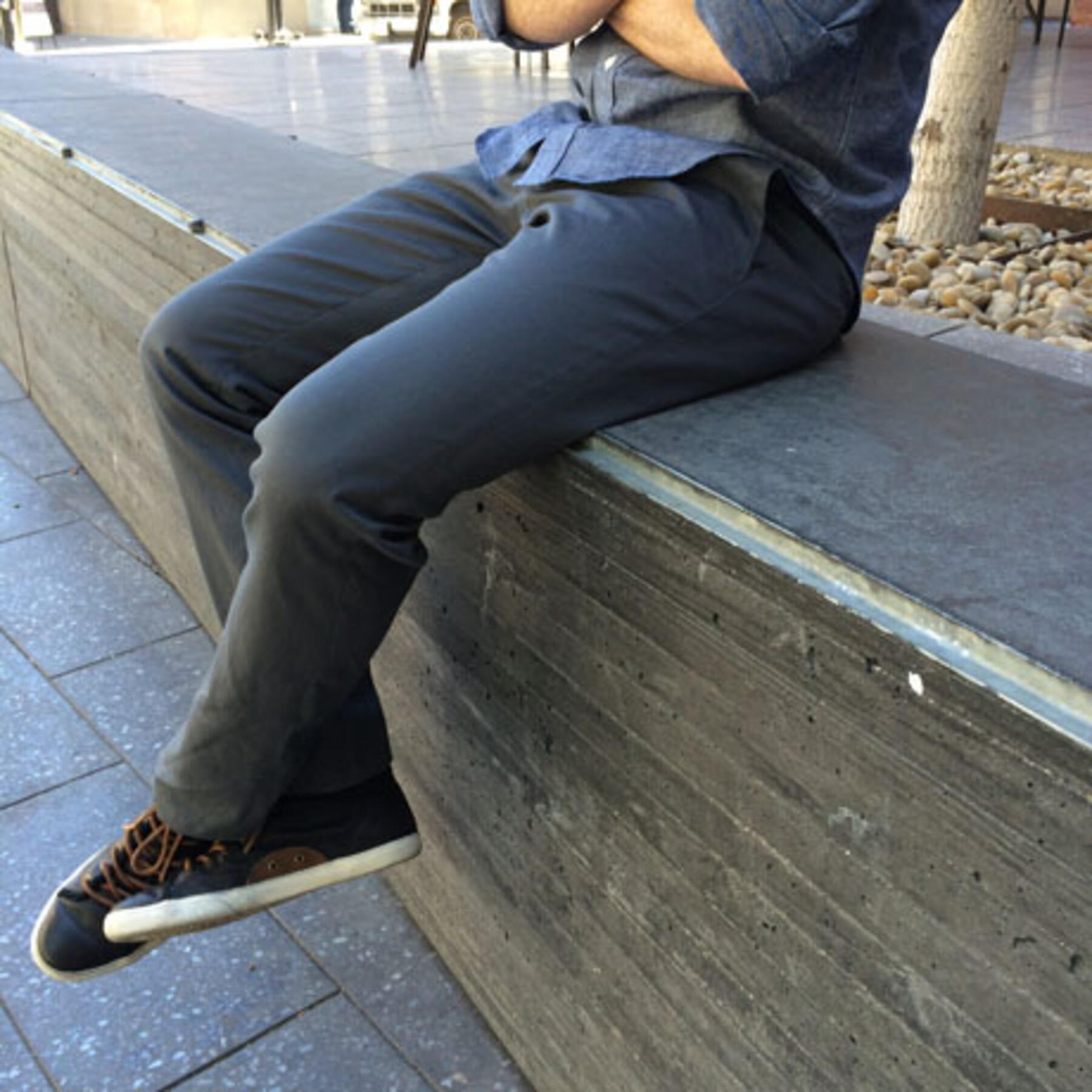 gustin #176 blue grey american chinos