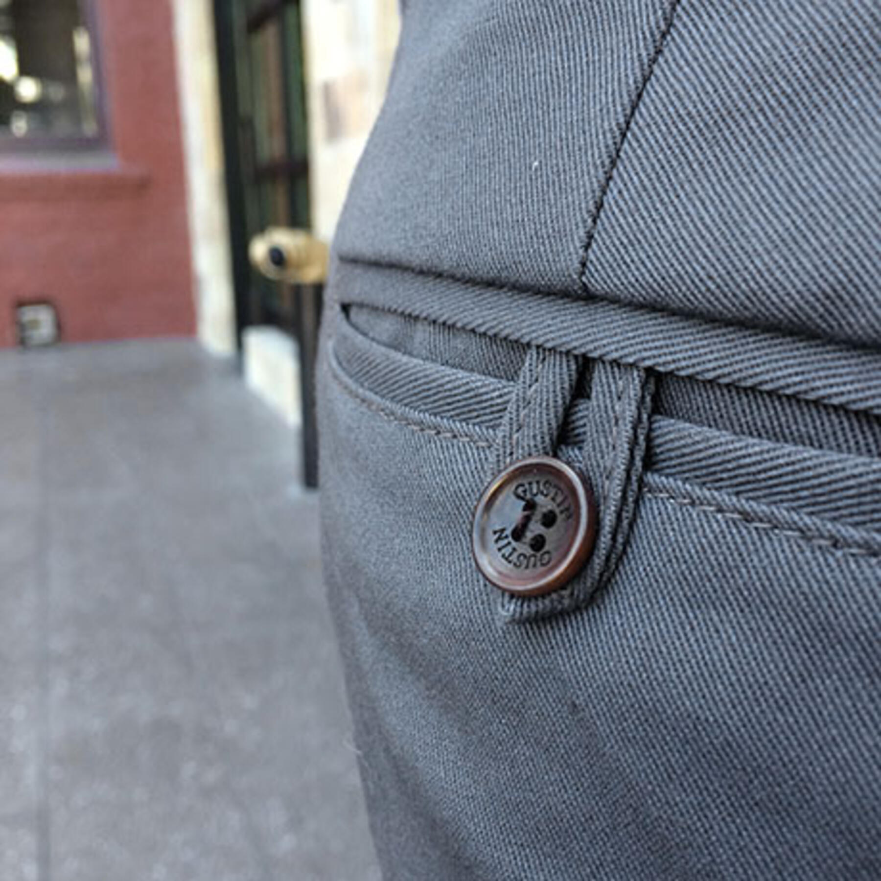 gustin #176 blue grey american chinos