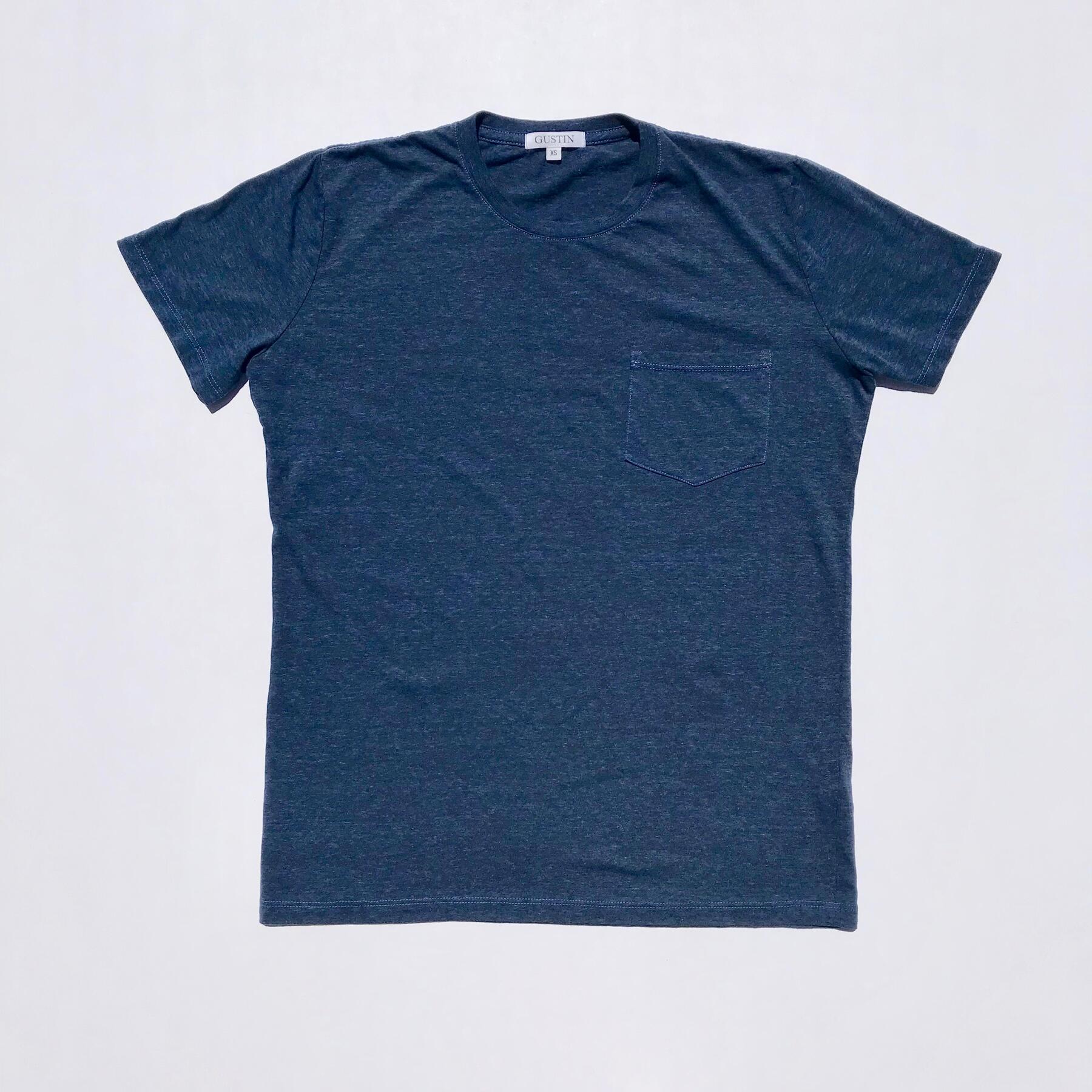 gustin usa heather pocket t-shirt - 3pk (fern green, faded blue, bronze)