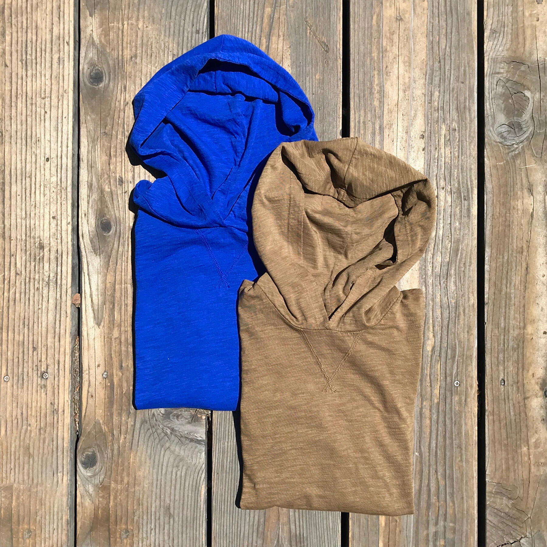 gustin superlight slub hoodie - 2 pack