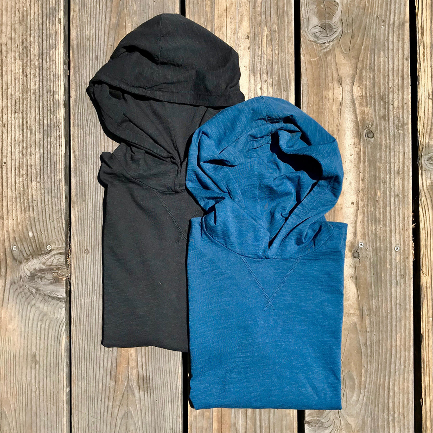 gustin superlight slub hoodie - 2 pack
