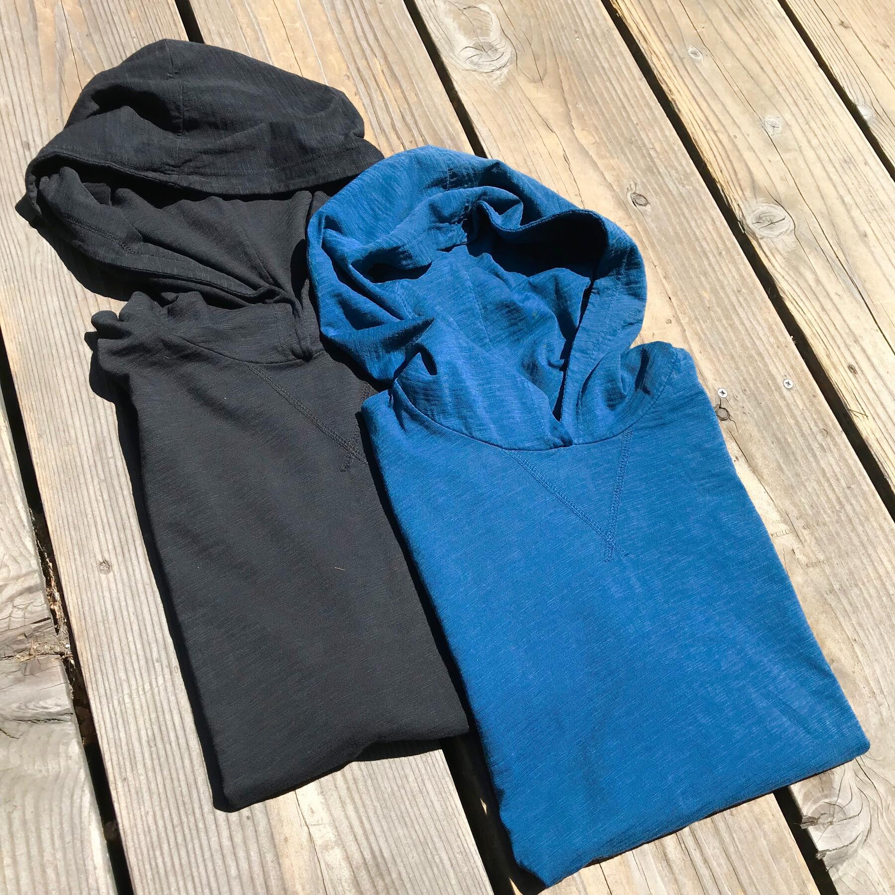 gustin superlight slub hoodie - 2 pack