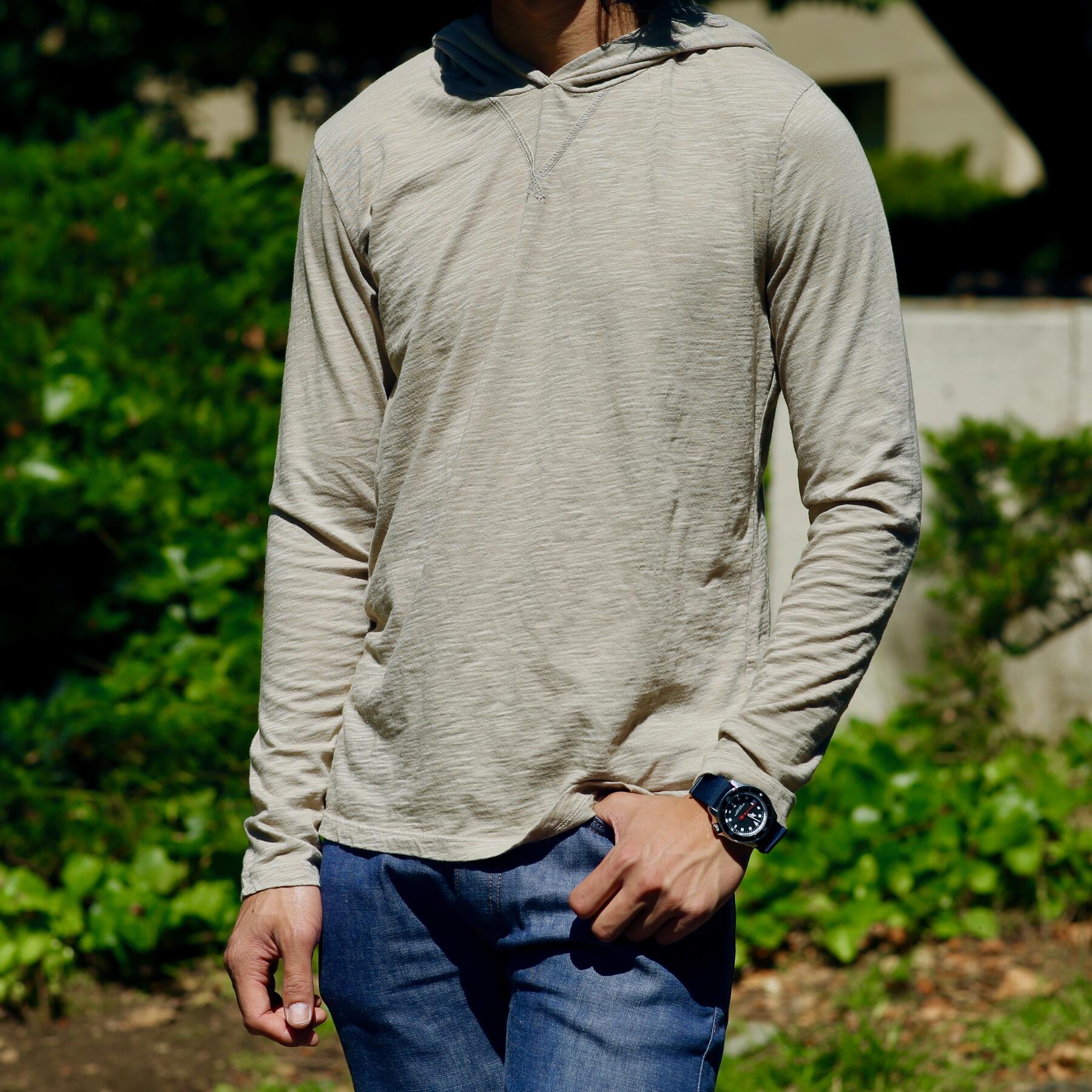 gustin superlight slub hoodie - 2 pack