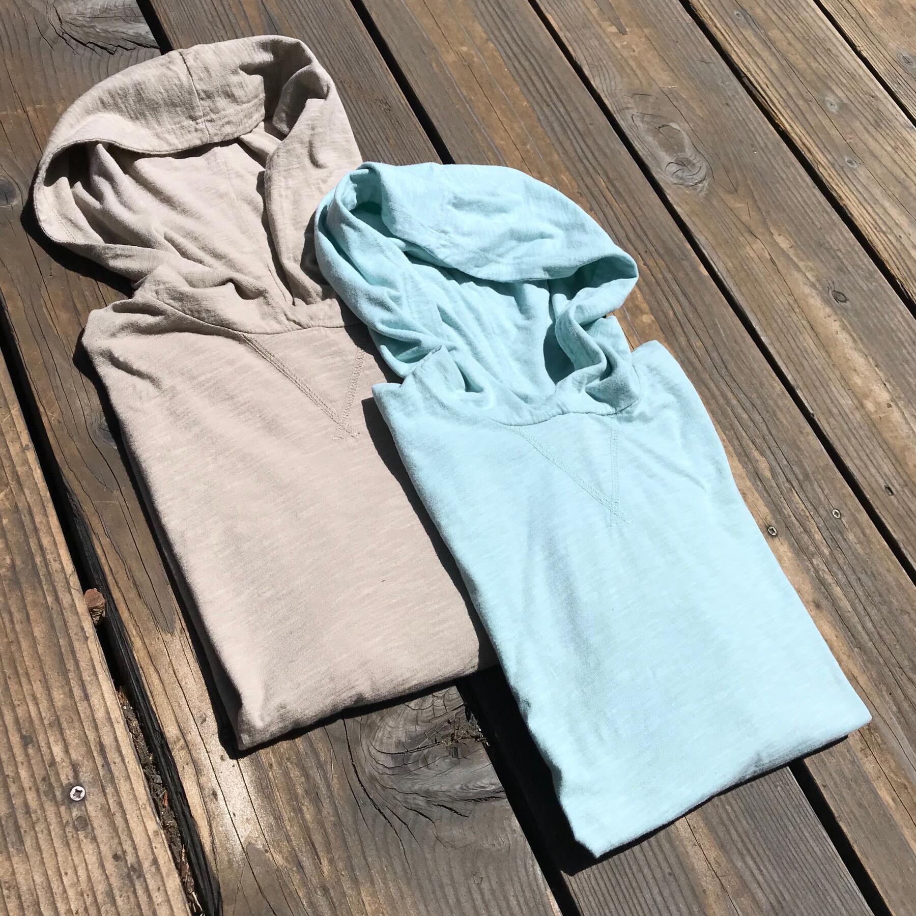 gustin superlight slub hoodie - 2 pack