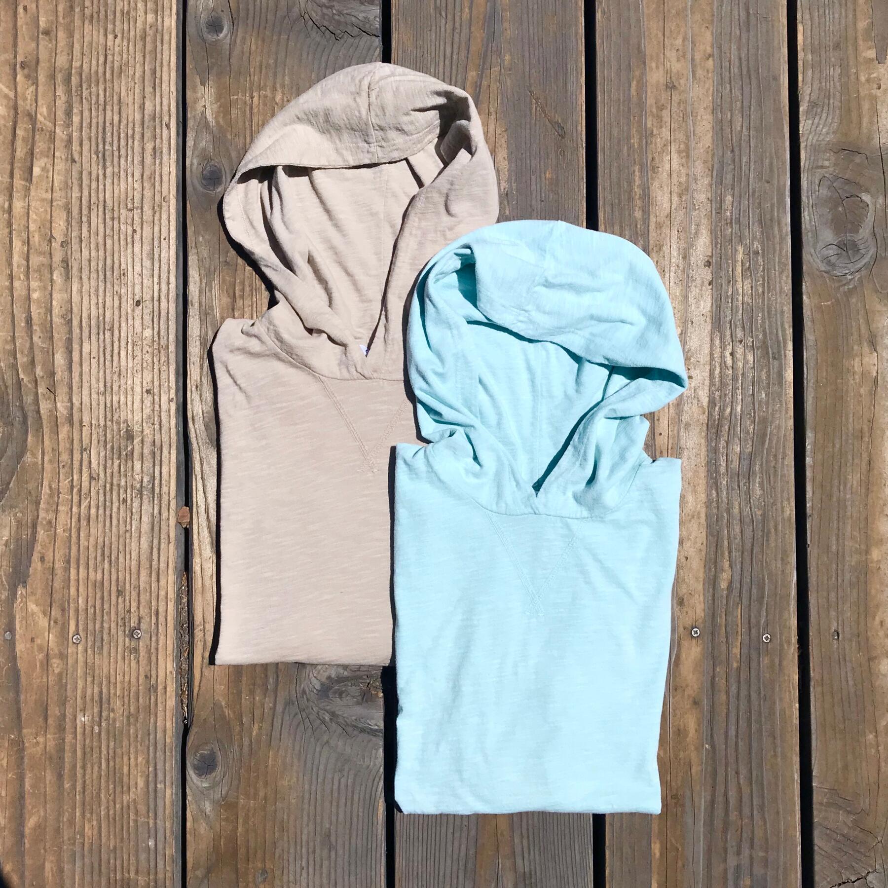 gustin superlight slub hoodie - 2 pack
