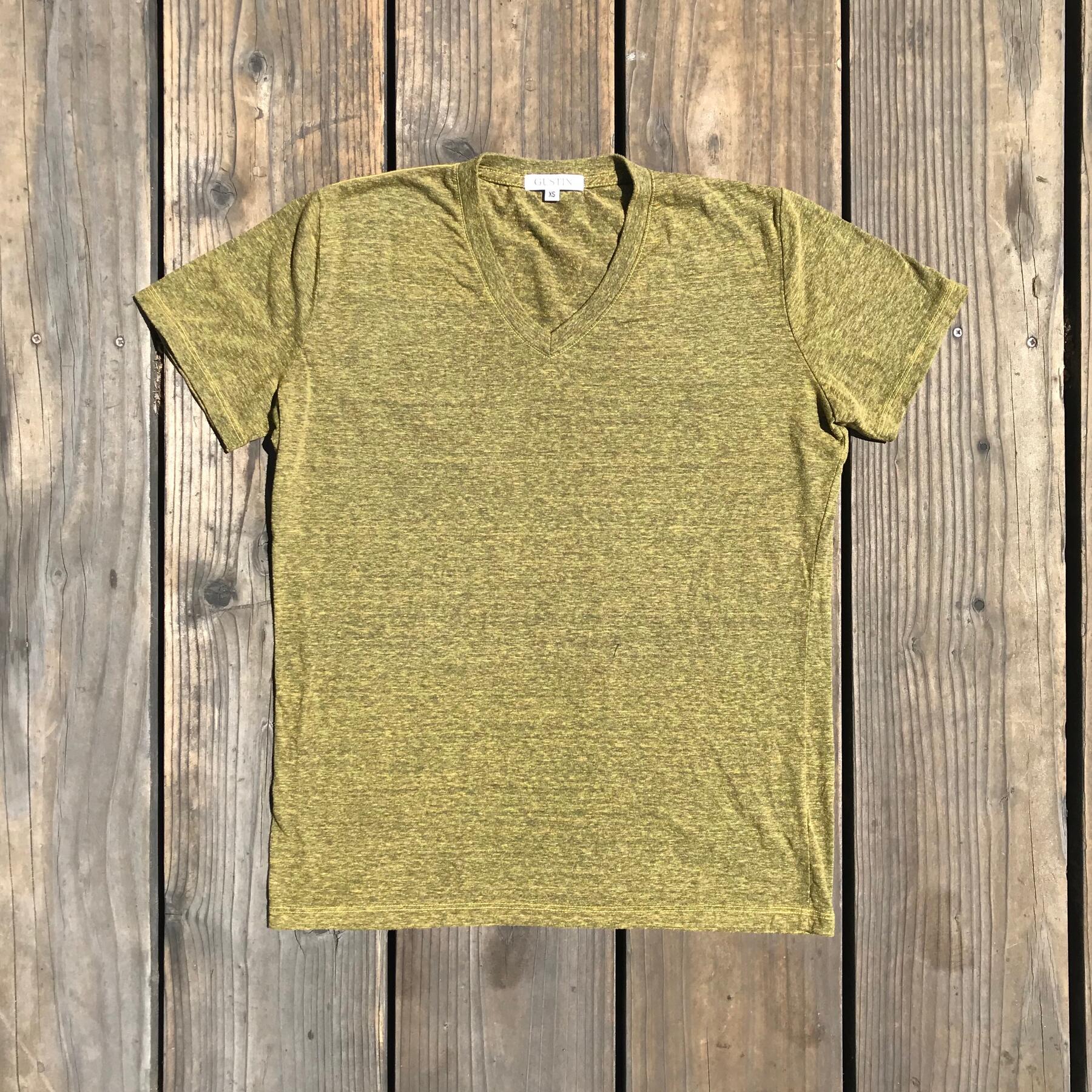 gustin usa heather v-neck t-shirt 3pk (crimson, sky blue, gold)