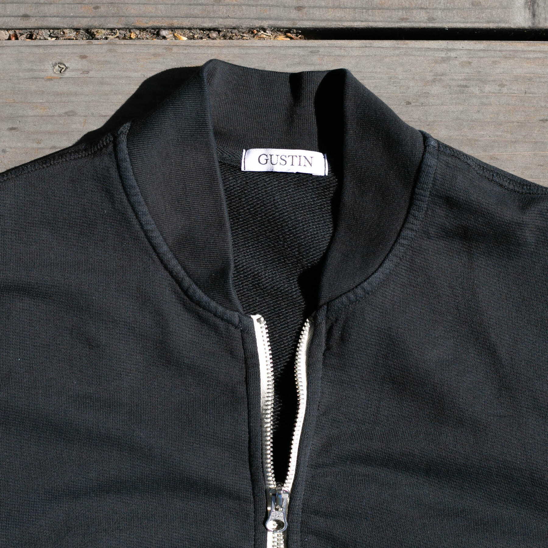 gustin varsity jacket - black