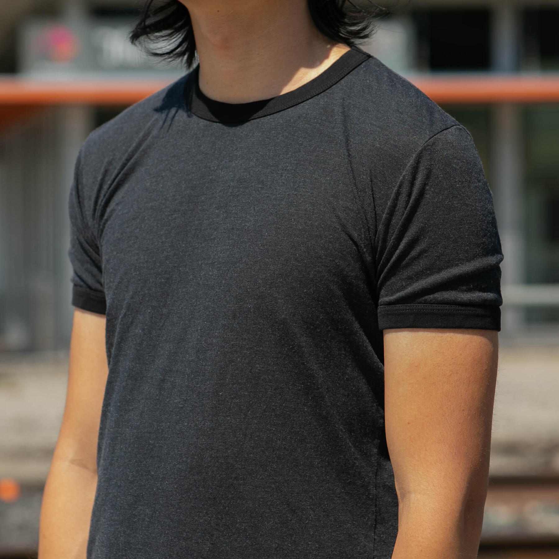 gustin ringer heather t-shirt 3pk - graphite, burgundy, coal