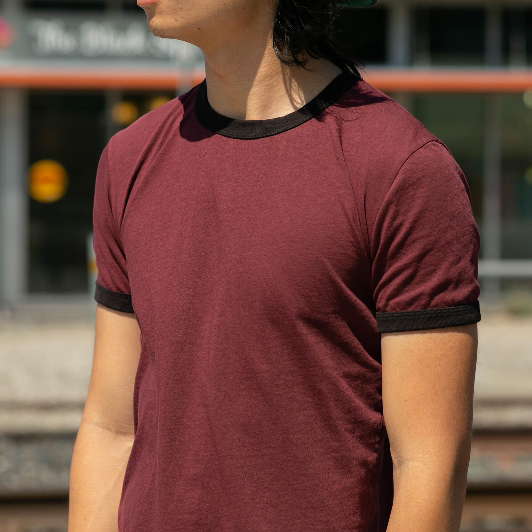 gustin ringer cotton t-shirt 3pk - graphite, burgundy, coal