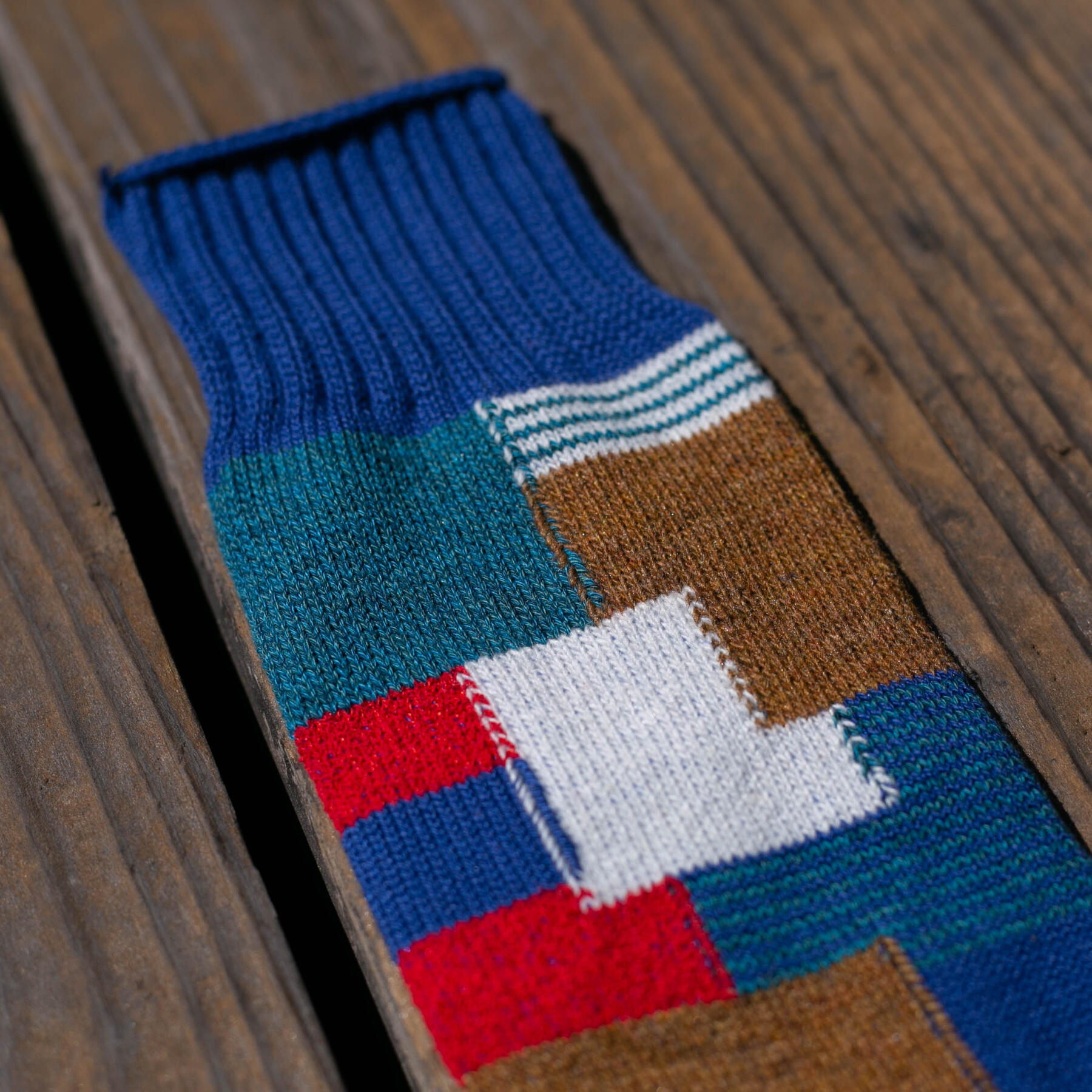gustin japan patchwork sock 2pk