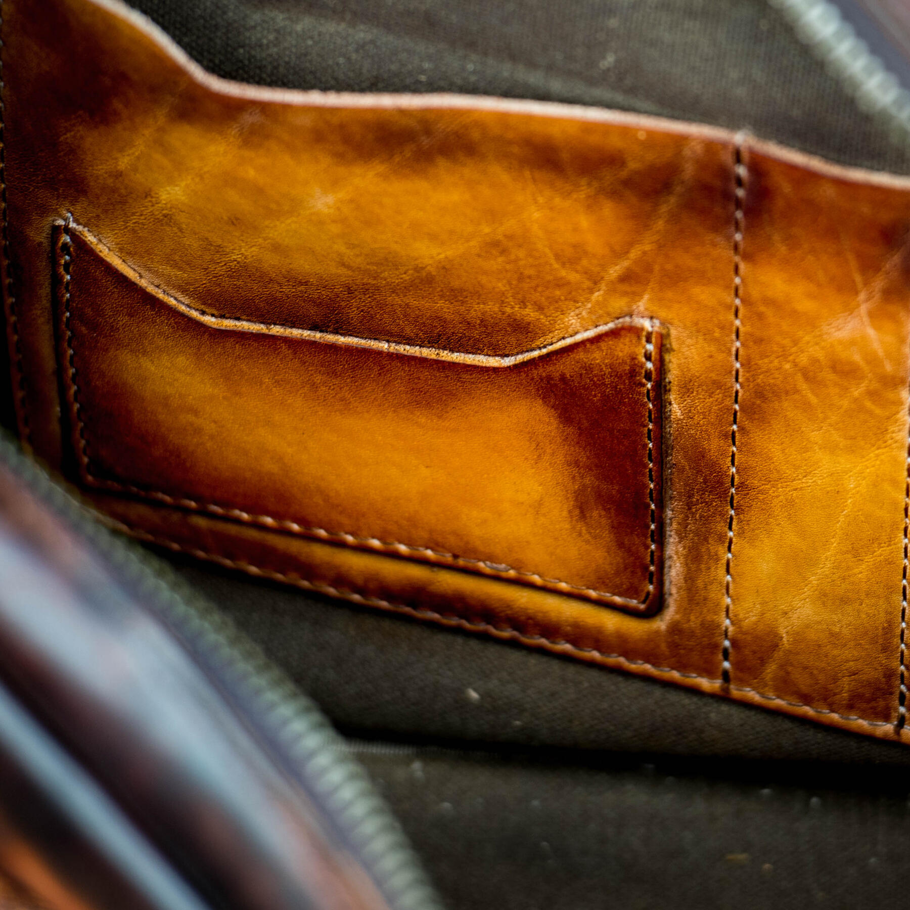 gustin burnished horween briefcase