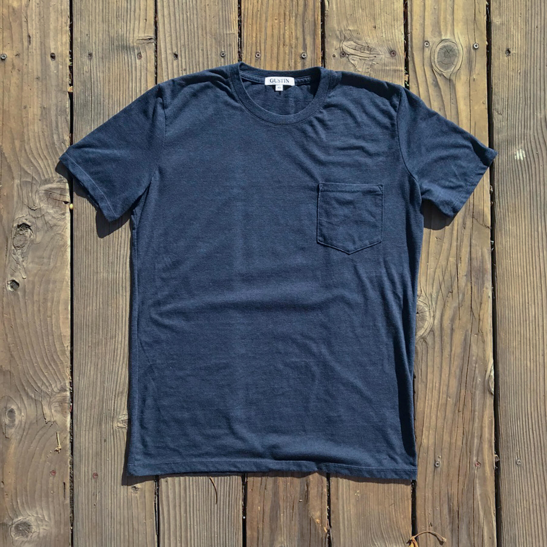 gustin usa heather pocket t-shirt - 3pk (cypress, oxblood, navy)