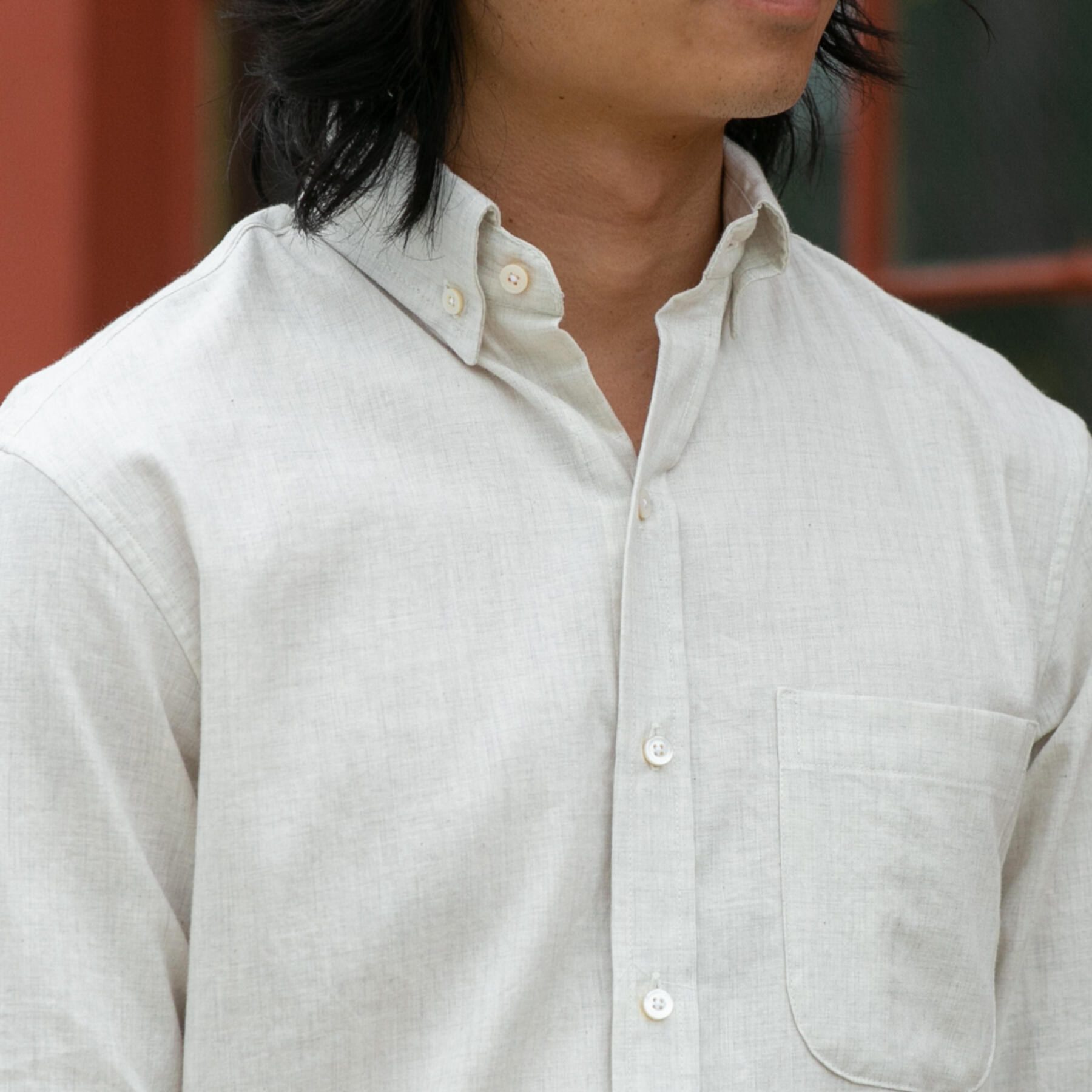 gustin #611 ivory brushed heather