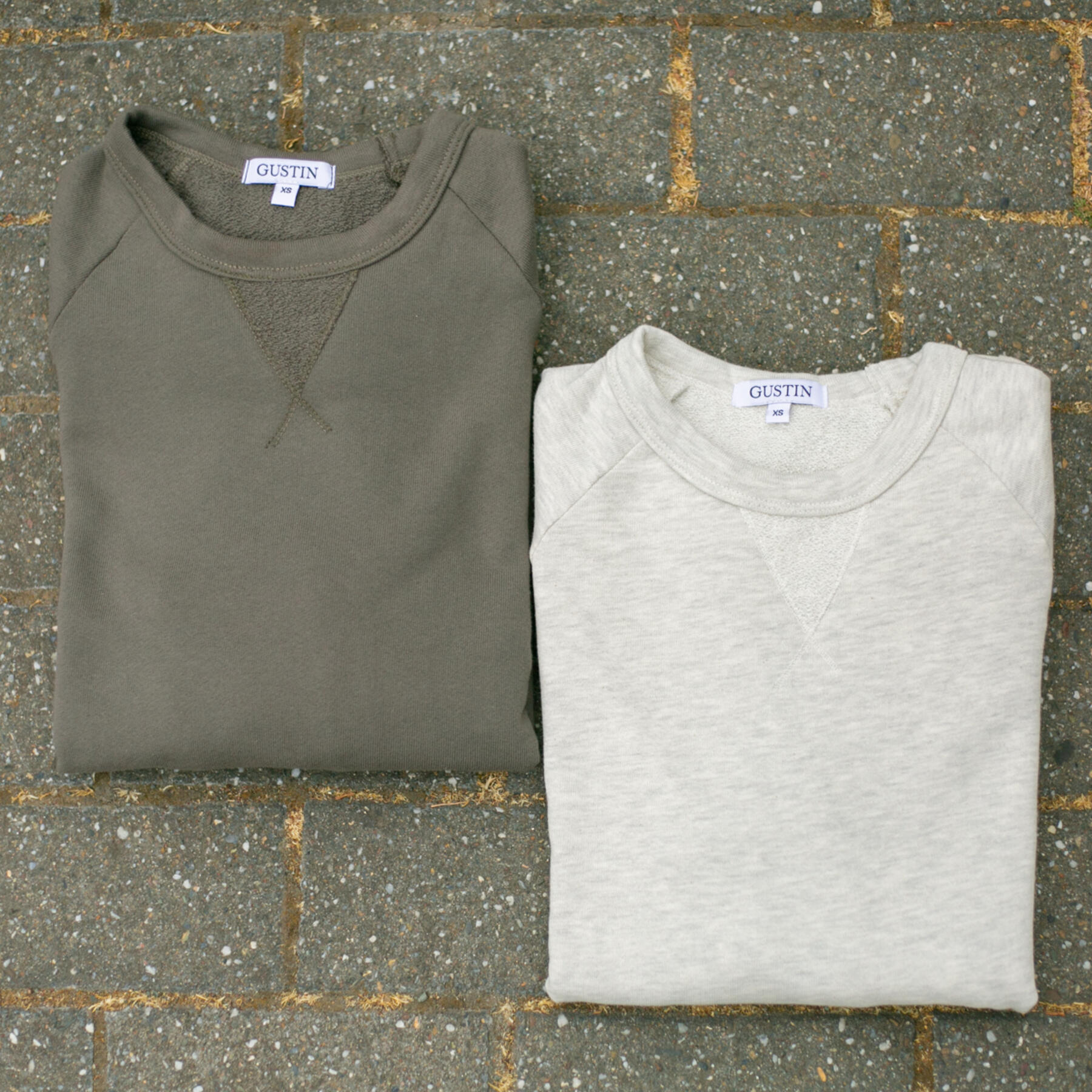 gustin american crewneck sweatshirt - 2 pack