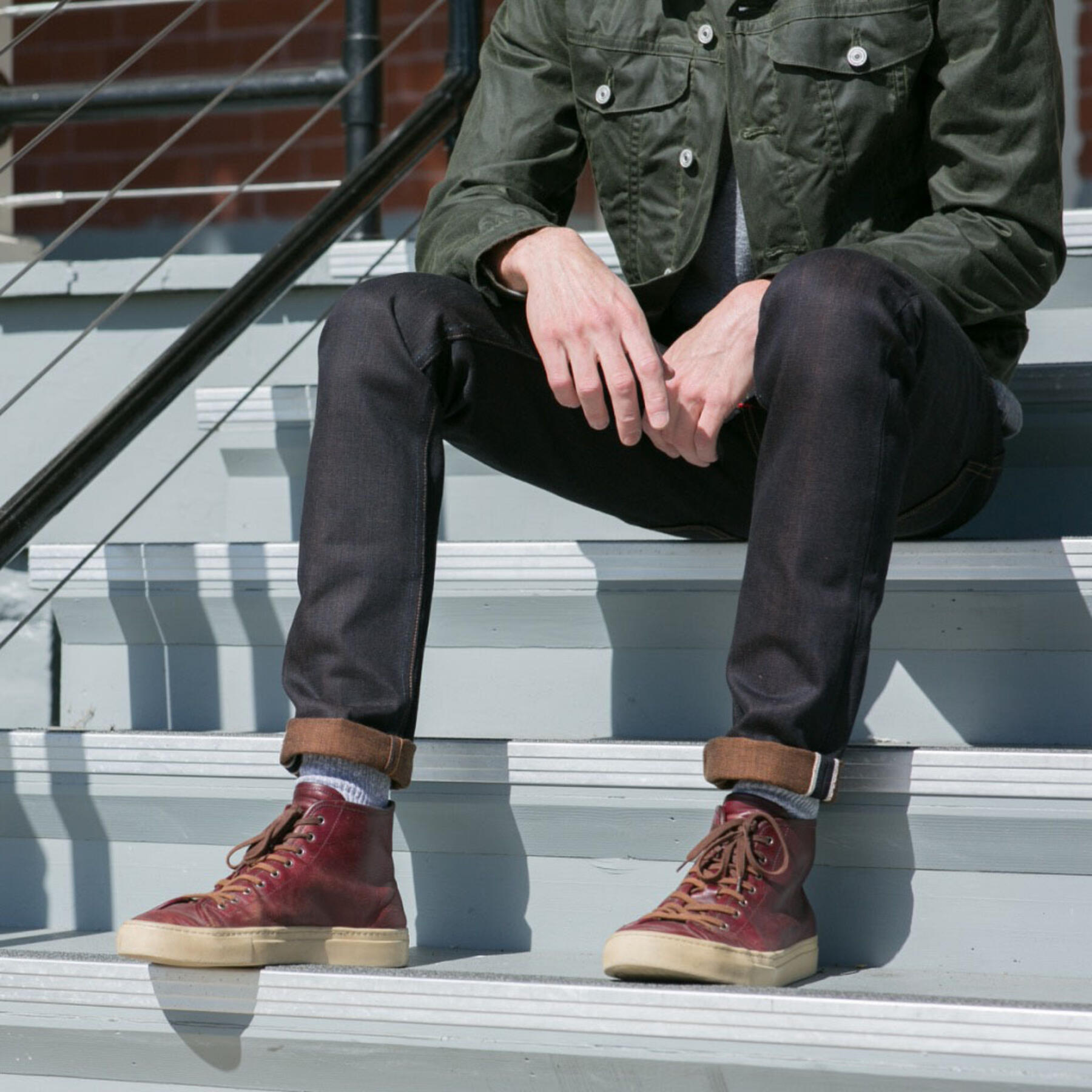 gustin #409 monster indigo x brown