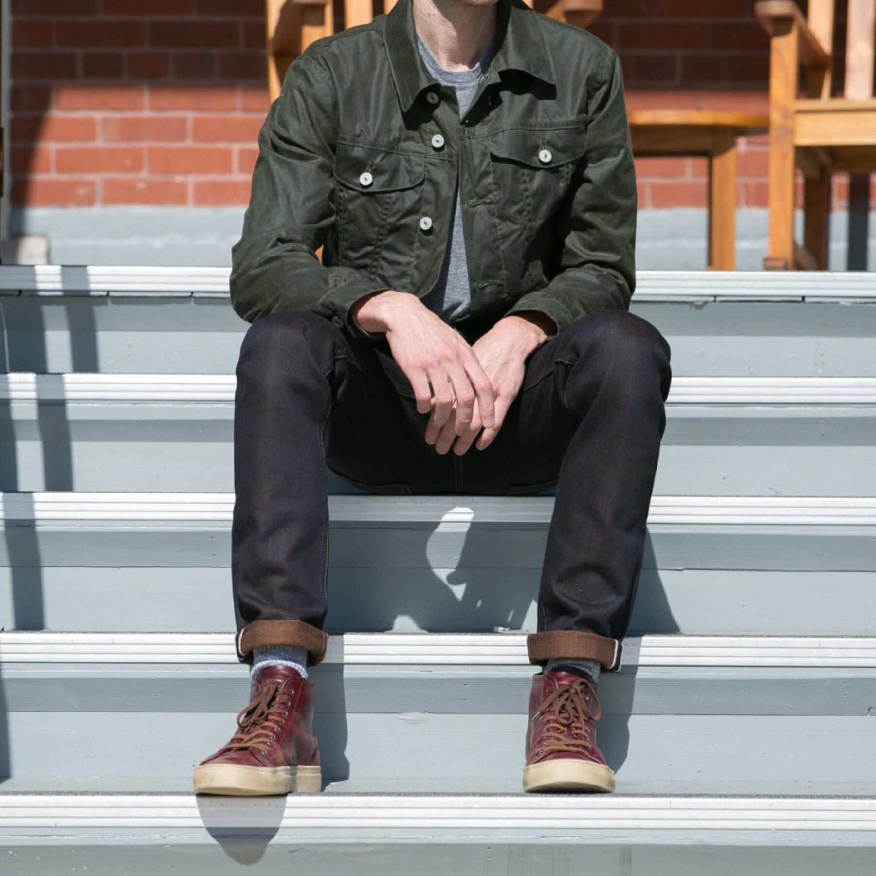 gustin #409 monster indigo x brown