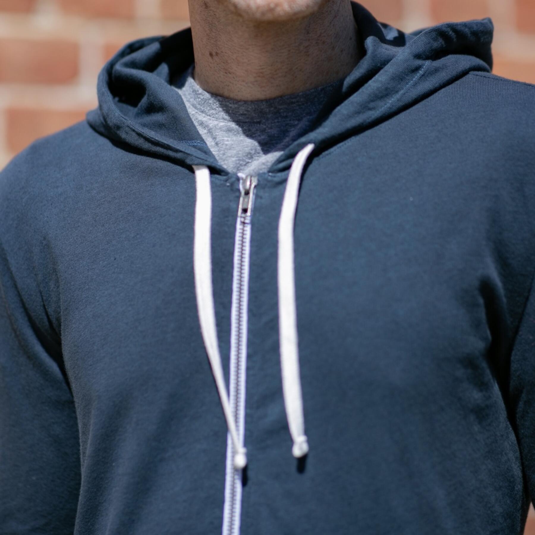 gustin superlight zip hoodie - navy