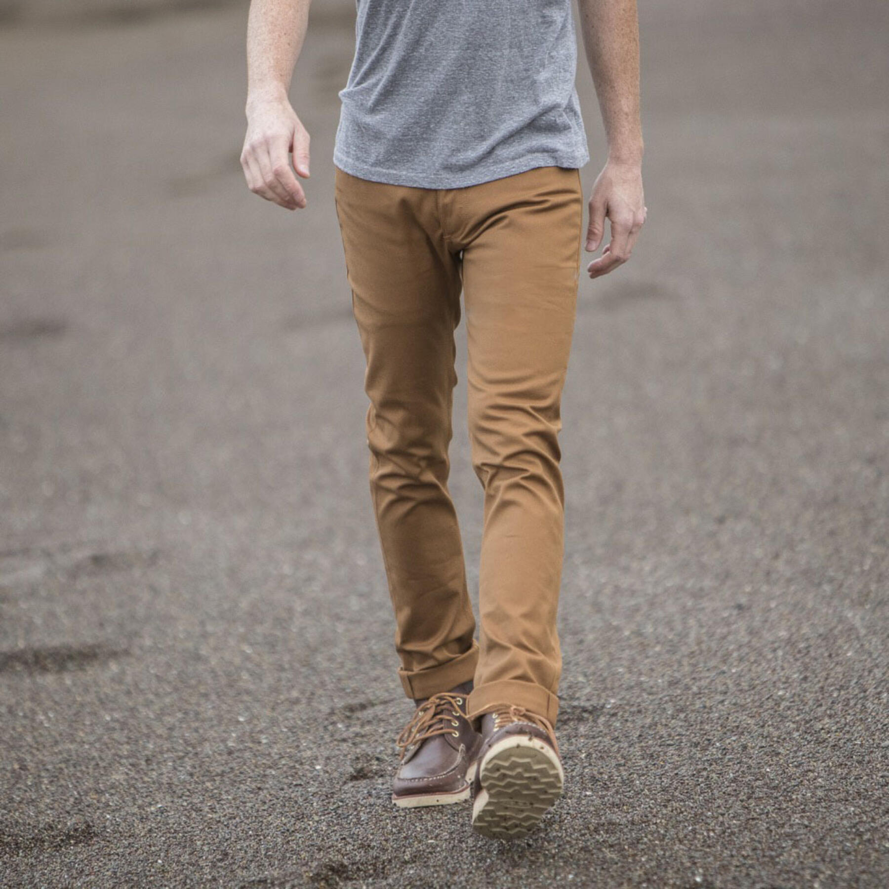 gustin #411 japan brown selvedge duck canvas