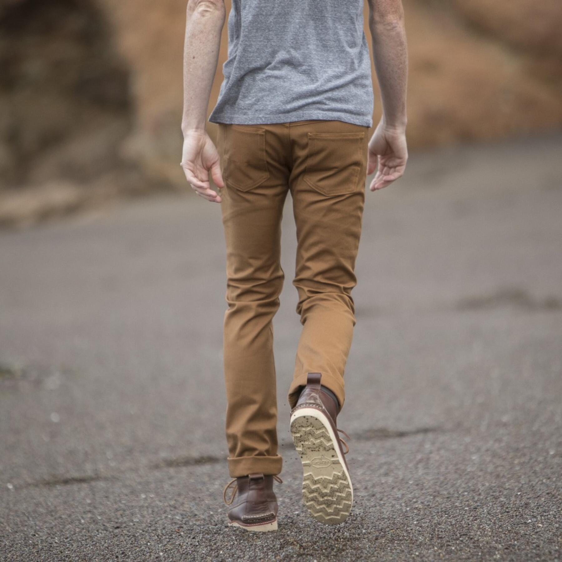 gustin #411 japan brown selvedge duck canvas