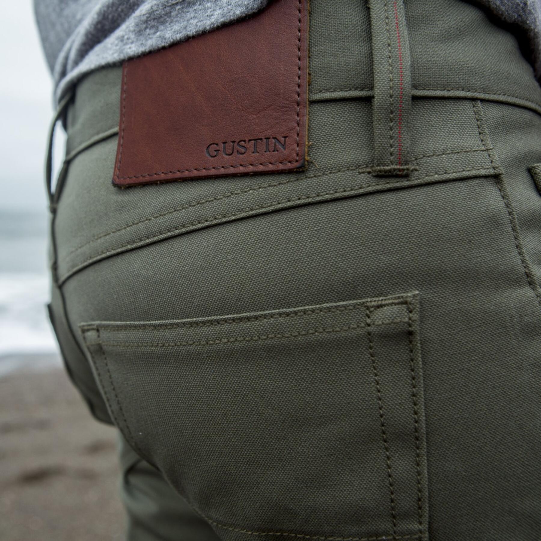 gustin #412 japan army selvedge duck canvas