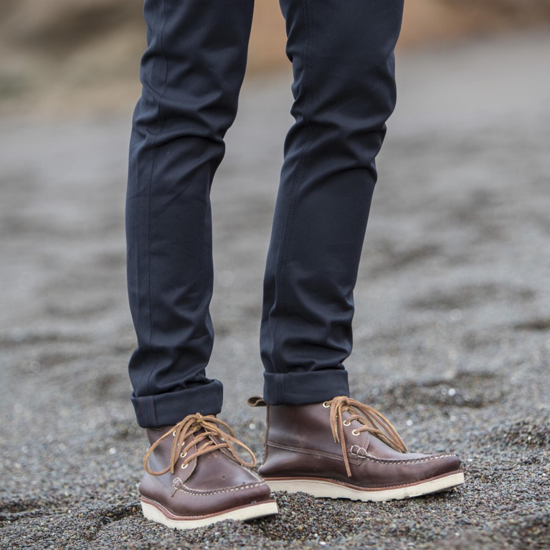 gustin #413 japan black selvedge duck canvas