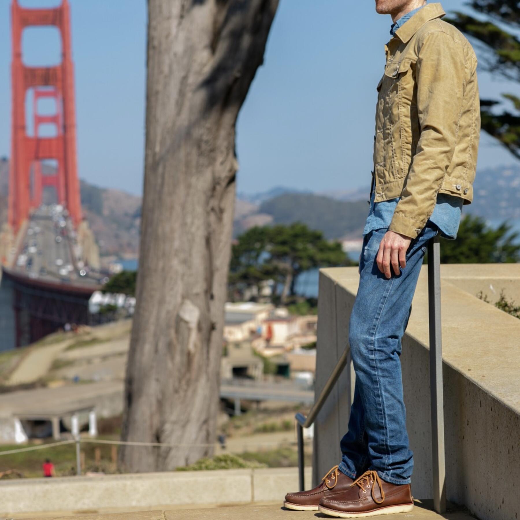 gustin soy waxed lined trucker