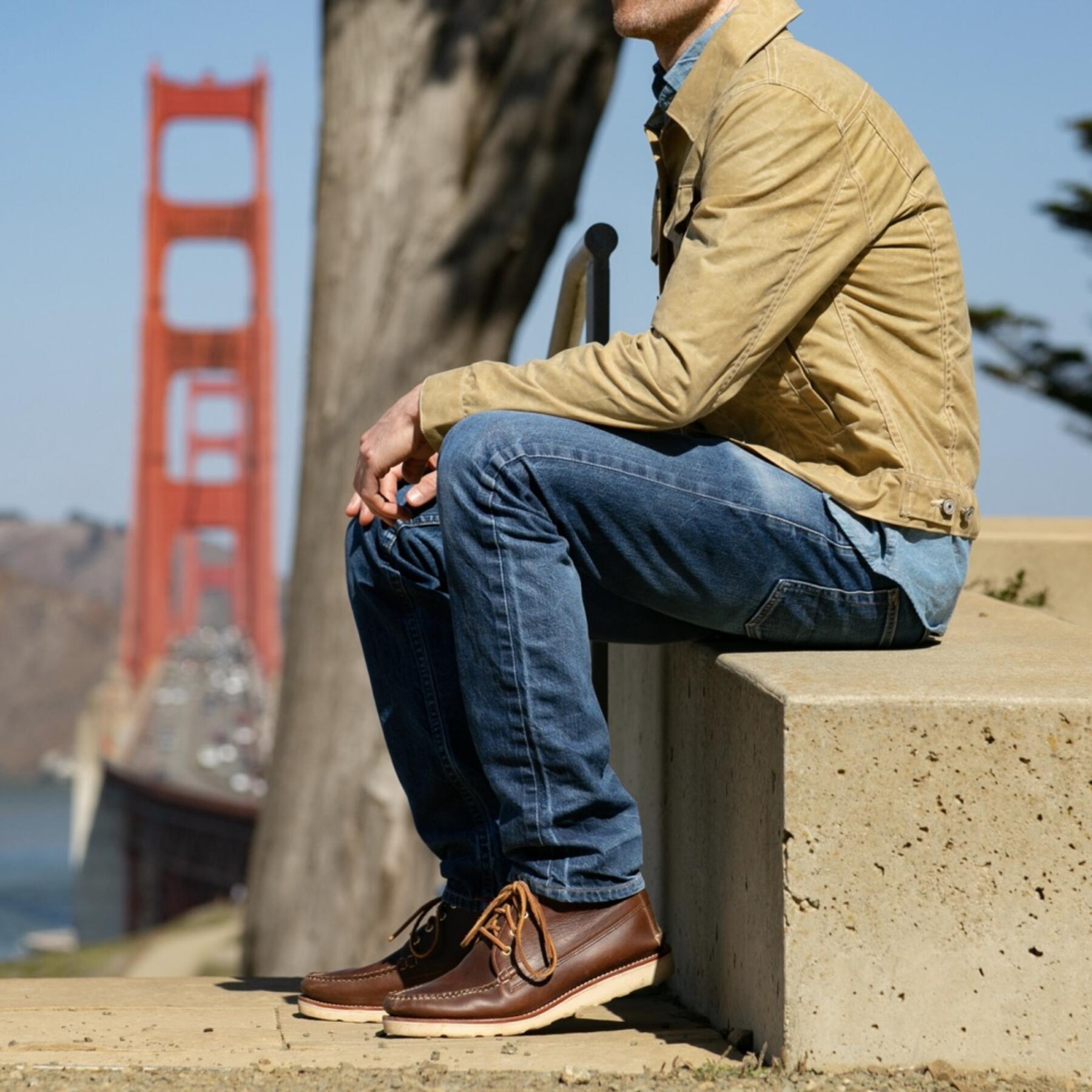 gustin soy waxed lined trucker
