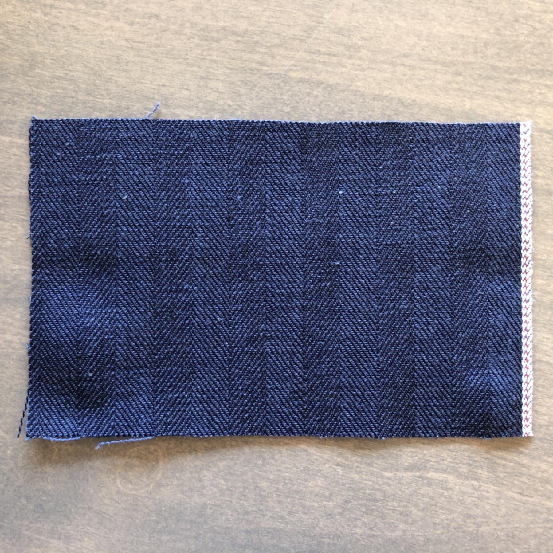 gustin #196 double indigo herringbone selvedge