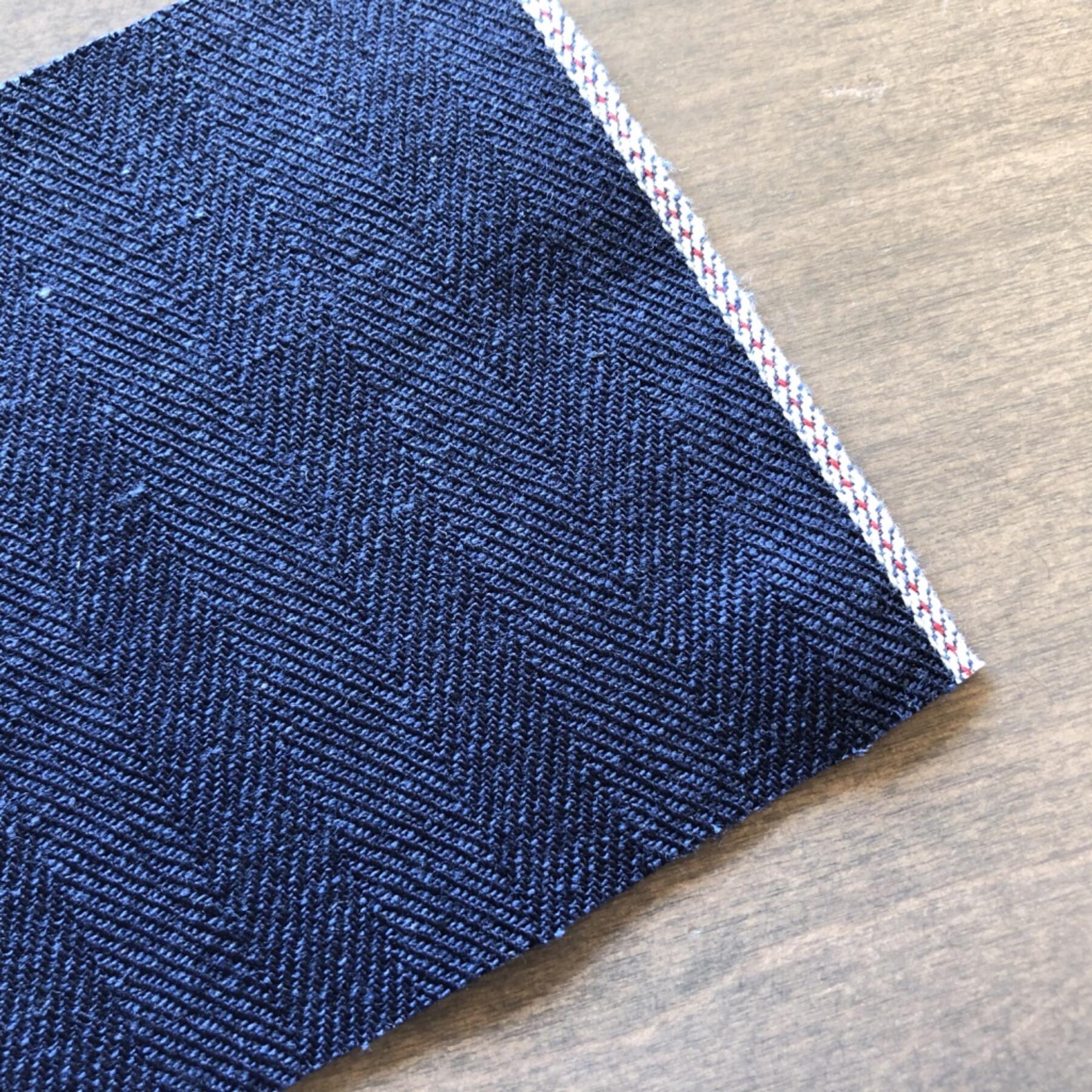 gustin #196 double indigo herringbone selvedge