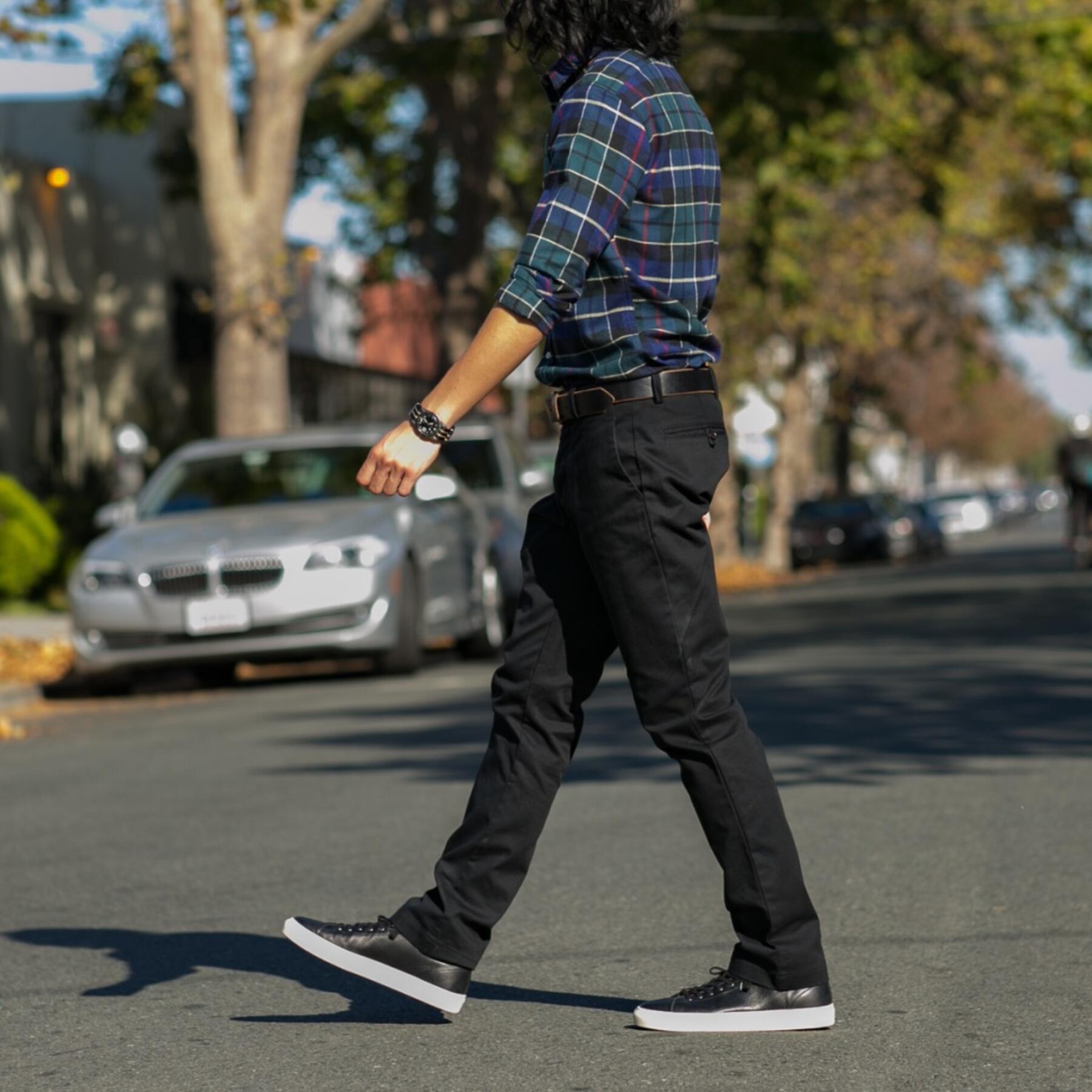 gustin #71 black chinos