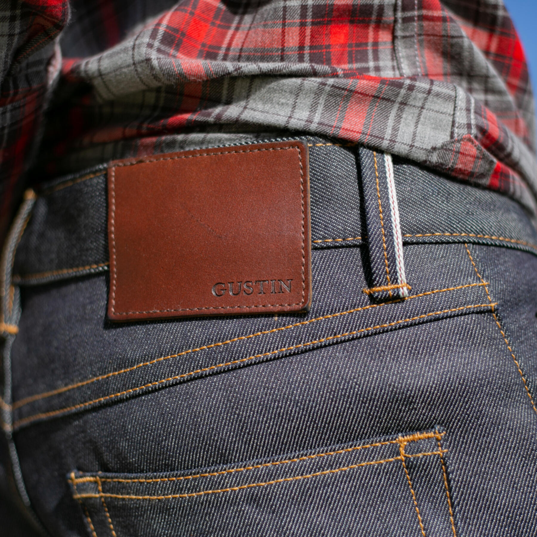 gustin #373 japan supima® selvedge - indigo