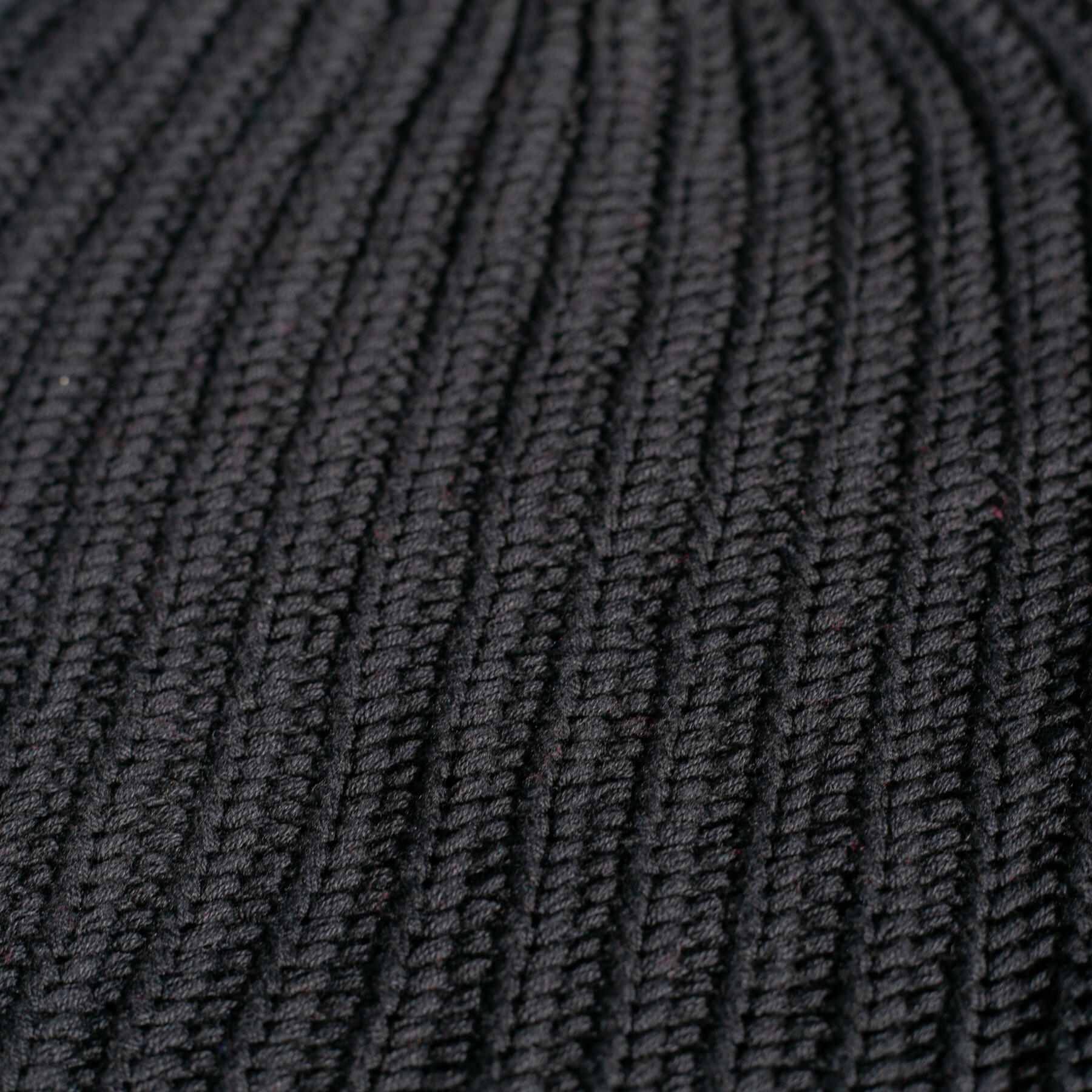gustin american knit beanie - black