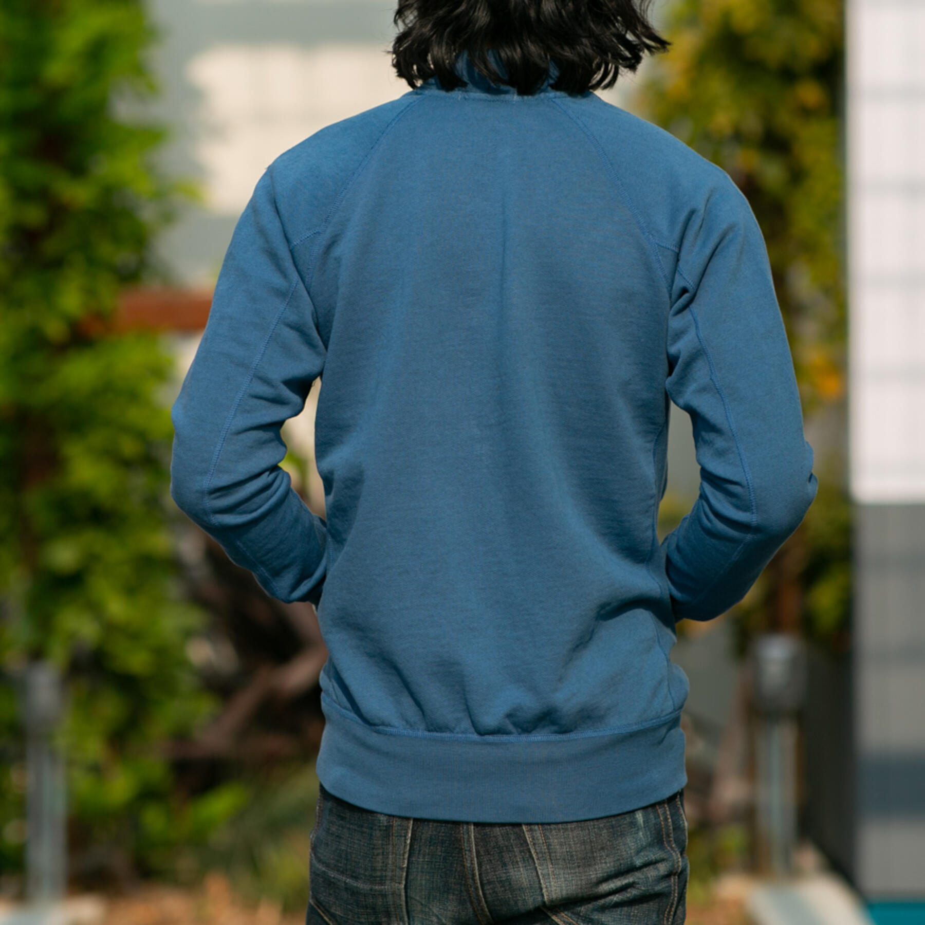 gustin varsity jacket - azure