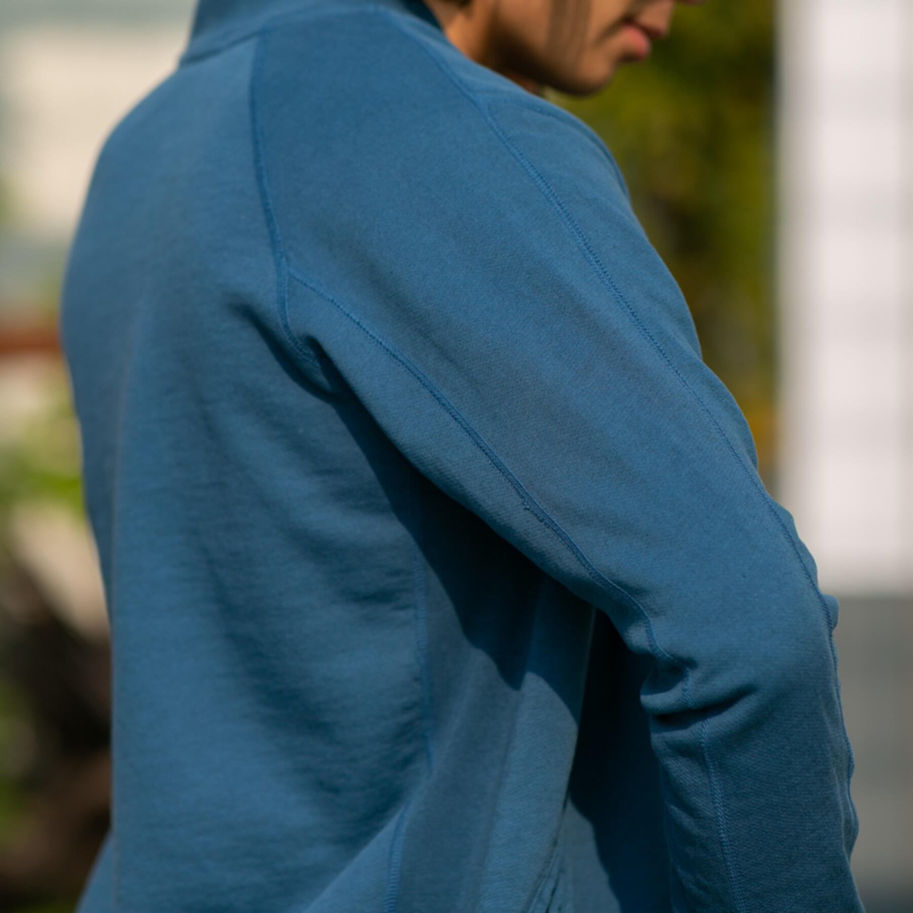 gustin varsity jacket - azure