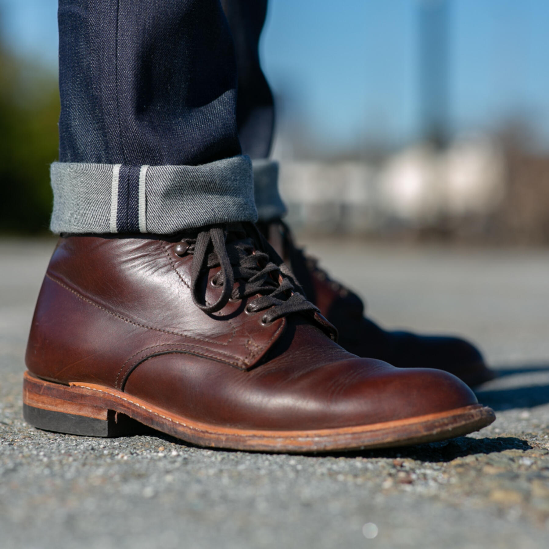 gustin #418 cone indigo stretch