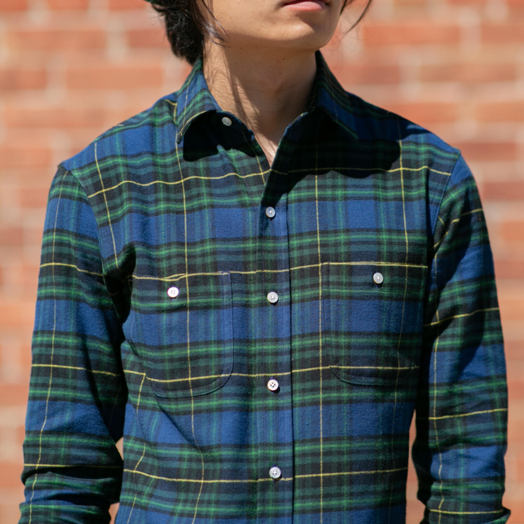 gustin #626 royal green flannel