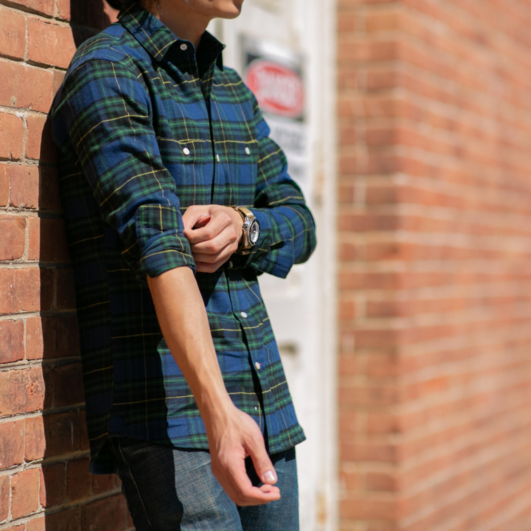 gustin #626 royal green flannel